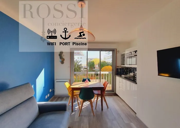 Suite Elegante Club Centre-Ville Wifi Piscine - Rossiconciergerie - Linge Inclus